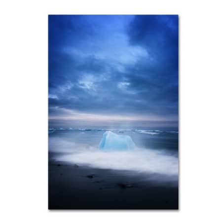 Philippe Sainte-Laudy 'Black Beach' Canvas Art,16x24